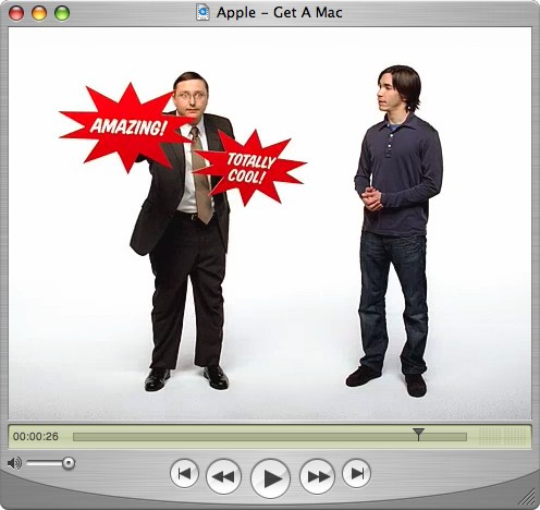 Get a Mac TV advertising from Apple