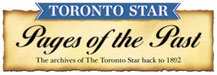 Toronto Star - Pages of the Past archive